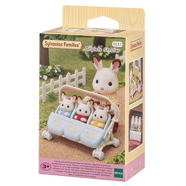 5533 Sylvanian Families Üçüzler Bakım Seti (Figürler Dahil Değildir) +4 Yaş