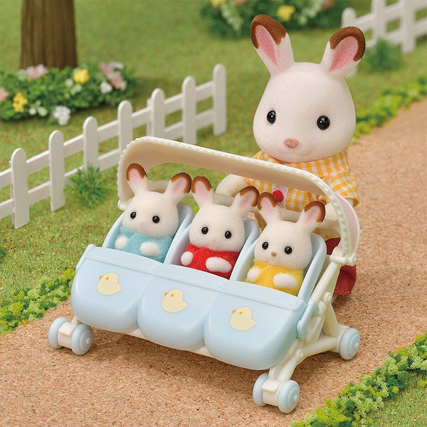 5533 Sylvanian Families Üçüzler Bakım Seti (Figürler Dahil Değildir) +4 Yaş