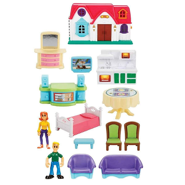 5676 Sun-Sabc-Hmy-EV Oyun Set Home Sweet Home 14 Prç