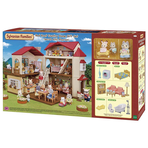 5727 Sylvanian Families Oyun Odalı Işıklı Şehir Evi Oyun Seti +4 Yaş