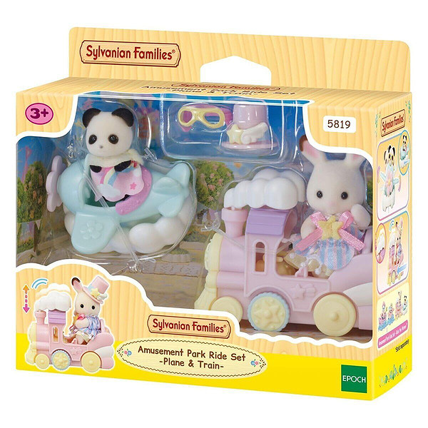 5819 Sylvanian Families Lunapark Oyun Seti Uçak Ve Tren +3 Yaş