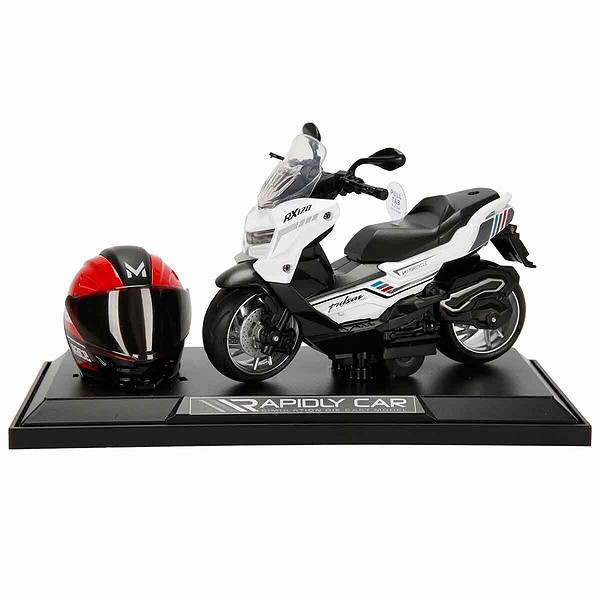 5839 Sun-Myg-Motosiklet 1 12 Bmw Kasklı Figür PB.3R Ses Işık