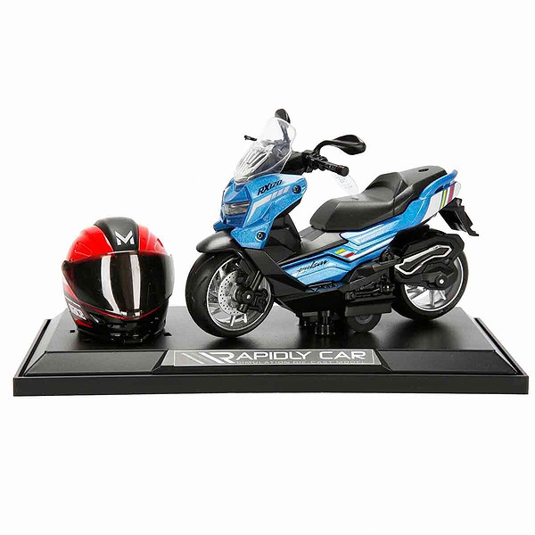 5839 Sun-Myg-Motosiklet 1 12 Bmw Kasklı Figür PB.3R Ses Işık