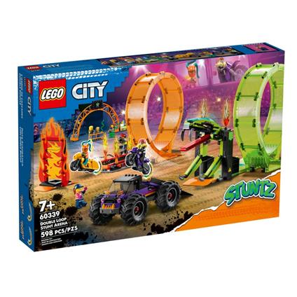 60339 Lego City - Çift Çemberli Gösteri Arenası 598 Parça +7 Yaş