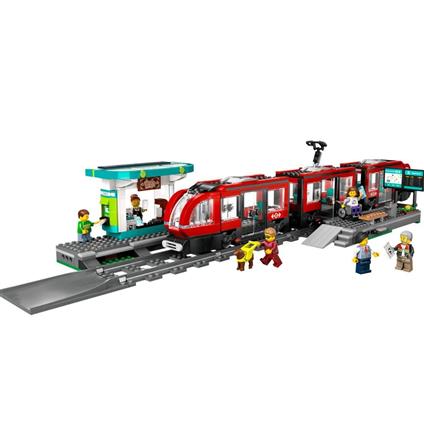 60423 Lego City Şehir Merkezi Tramvay İstasyonu 811 Parça +7 Yaş