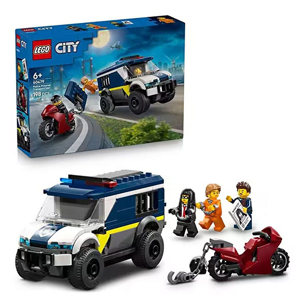 60479 Lego City Mahkum Nakliye Polis Aracı 198 Parça +6 Yaş