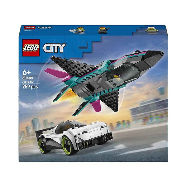 60489 Lego City Jet, Arabaya Karşı 259 Parça +6 Yaş