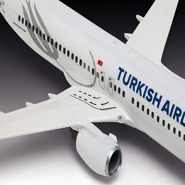 63772 Revell - Turkish Airlines Boeing 737-800 1:144 Maket Kiti