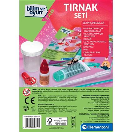 64332 Bilim Ve Oyun - Tırnak Seti +7 Yaş