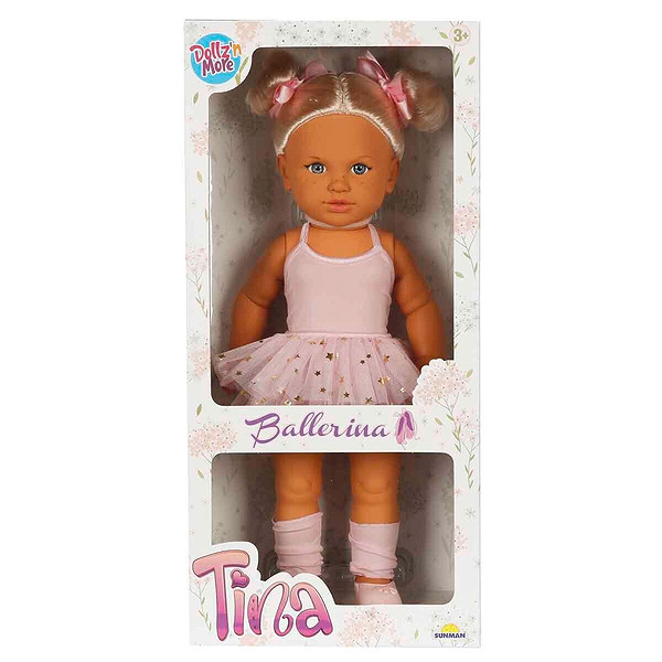 6455 Sun-Sabc-Dzm-Bebek Tina Ballerına 45CM 2R
