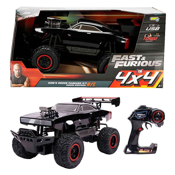 6607 Sun-Sım-Jda-R C Araba 1 12 Fastfurıous Doms Dodge Charger RT 4X4 FF 9 6V
