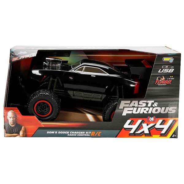 6607 Sun-Sım-Jda-R C Araba 1 12 Fastfurıous Doms Dodge Charger RT 4X4 FF 9 6V