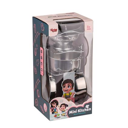 683G-2 Çelik Tencere Tava Seti 7 Parça -Vardem Oyuncak