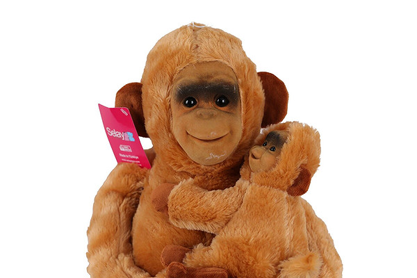 6899 Yavrulu Maymun Salaş 65 CM