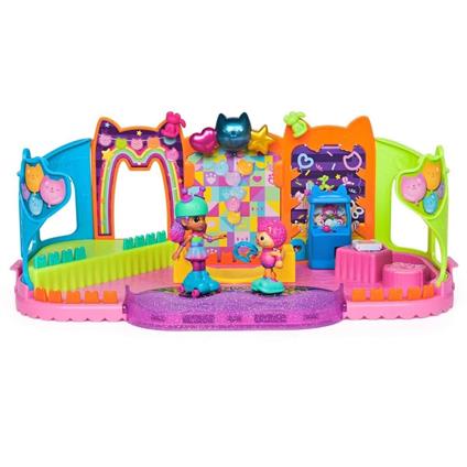 69755 Sun-Spm-Figür Oyun Set Gabby S Dollhouse Çatı Katı Paten Partisi