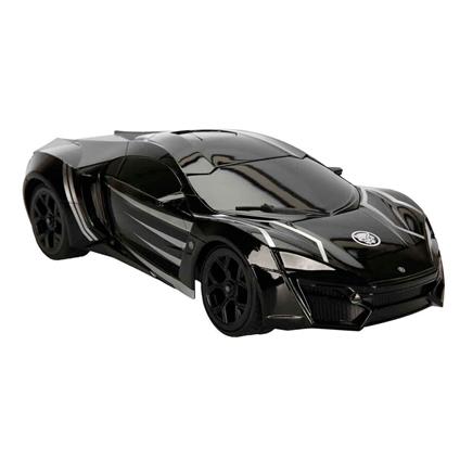 7037 Kumandalı 1:16 Avengers Black Panther Lykan Hypersport Araba