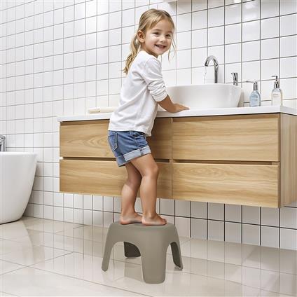 7128 Kaydırmaz Yükseltici Tabure Stone Gri