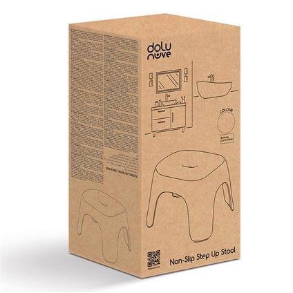 7128 Kaydırmaz Yükseltici Tabure Stone Gri