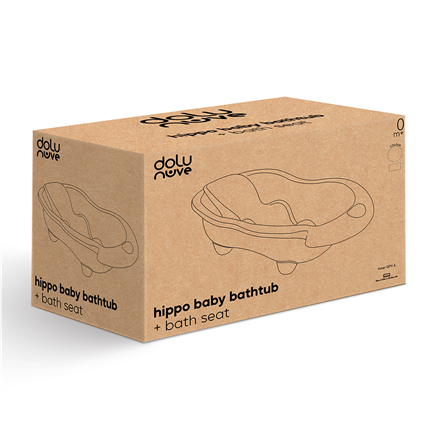 7270 Hippo Oyuncak Bebek Yıkama Küveti VE Desteği Stone Gri