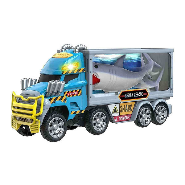 72841 Sun-Htı-Tmz-Motorize Araba Köpek Balığı Kurtarıcısı Müzik Işık FW