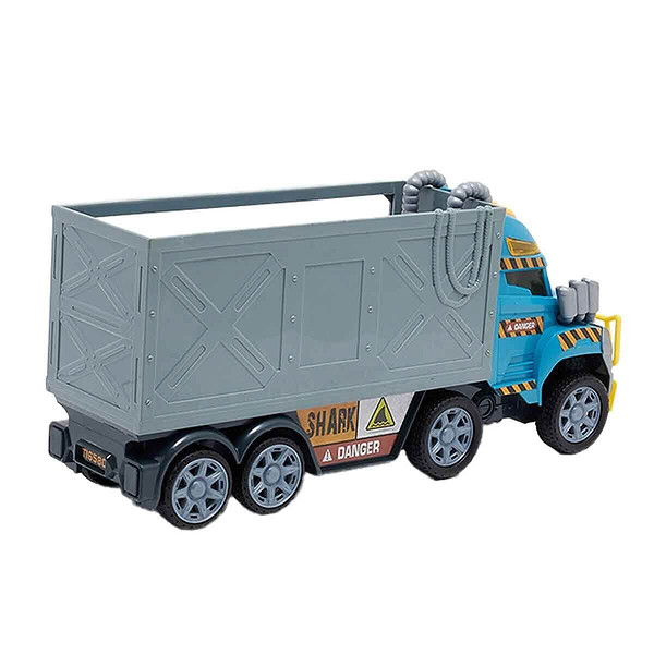 72841 Sun-Htı-Tmz-Motorize Araba Köpek Balığı Kurtarıcısı Müzik Işık FW