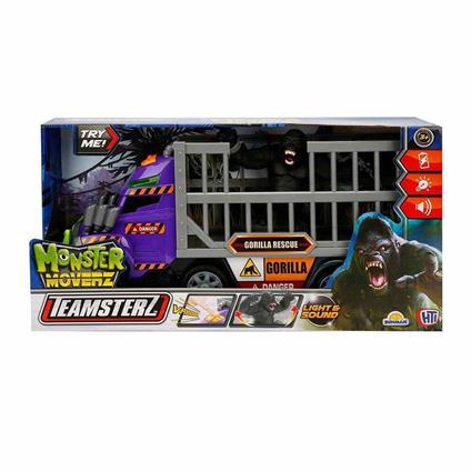 74641  Sesli Ve Işıklı Motorize Araba Goril Kurtarıcısı -Sunman