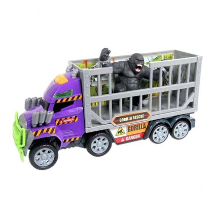 74641  Sesli Ve Işıklı Motorize Araba Goril Kurtarıcısı -Sunman