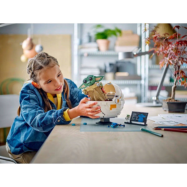 75403 Lego Star Wars - Uçan Bebek Arabalı Grogu 1048 Parça +10 Yaş