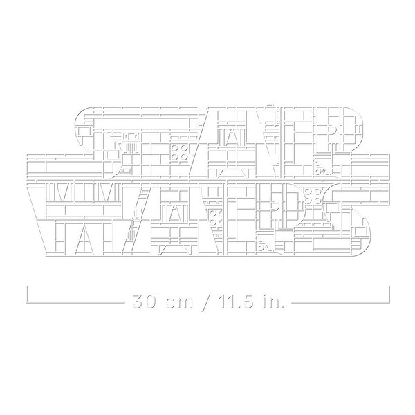 75407 Lego Star Wars - Star Wars Logosu 700 Parça +18 Yaş