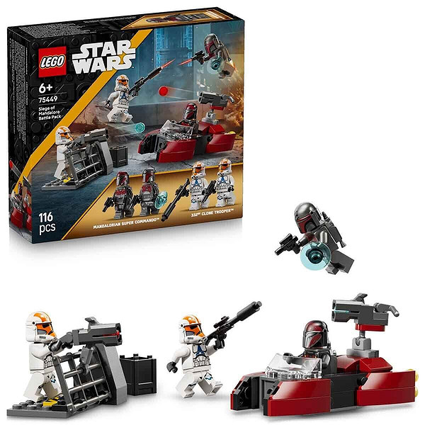 75449 Lego Star Wars Mandalore Kuşatması Savaş Paketi 116 Parça +6 Yaş