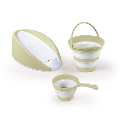 7571 Üçlü Bebek Banyo Seti- Eco Green