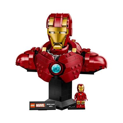76327 Lego Marvel Iron Man MK4 Büstü 436 Parça +18 Yaş
