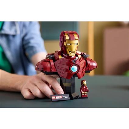 76327 Lego Marvel Iron Man MK4 Büstü 436 Parça +18 Yaş