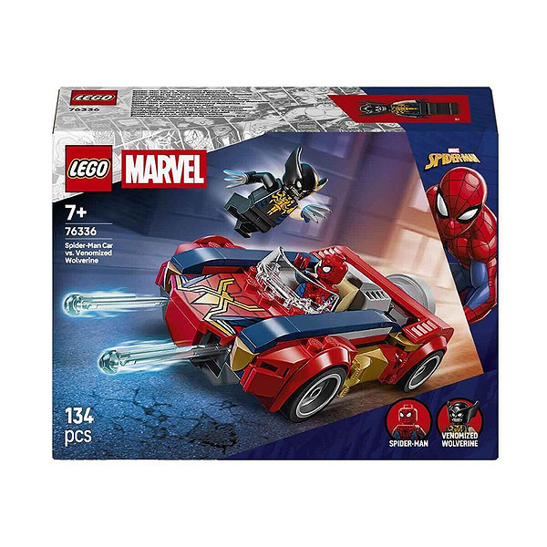 76336 Lego Marvel Spider-Man Venomlaşmış Wolverine E Karşı 134 Parça +7 Yaş