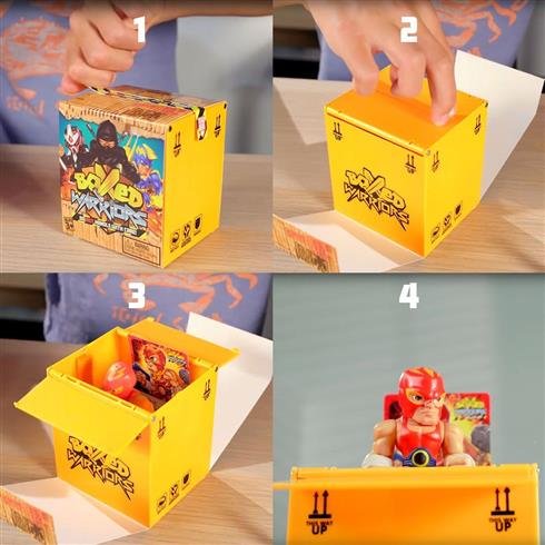 78372 Necotoys, Boxed Warriors Dövüşçüler Sürpriz Paket