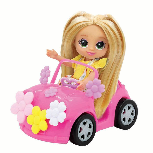 81121 Sun-Fnv-Mnk-Bbk-Dreameez Unıcorn Arabalı Bebek 4A