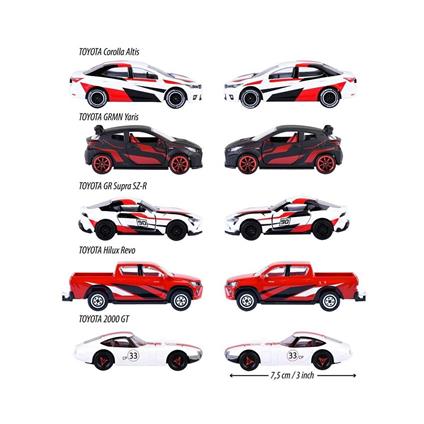 8502105003 Toyota Racing 5 Pieces Giftpack