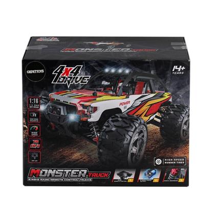 866-1612 1:16 Kumandalı 70 Km/H Monster Truck 4X4