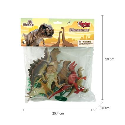 9115,9116,9117 Poşette 9 Parça Hayvan Seti