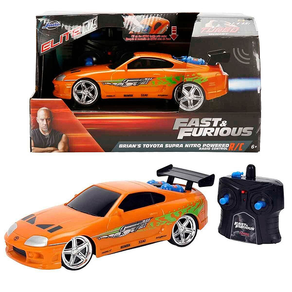 9462 Sun-Sım-Jda-RC Araba 1 24 Fast Furıous Brıans Toyota Supra Nıtro Powered