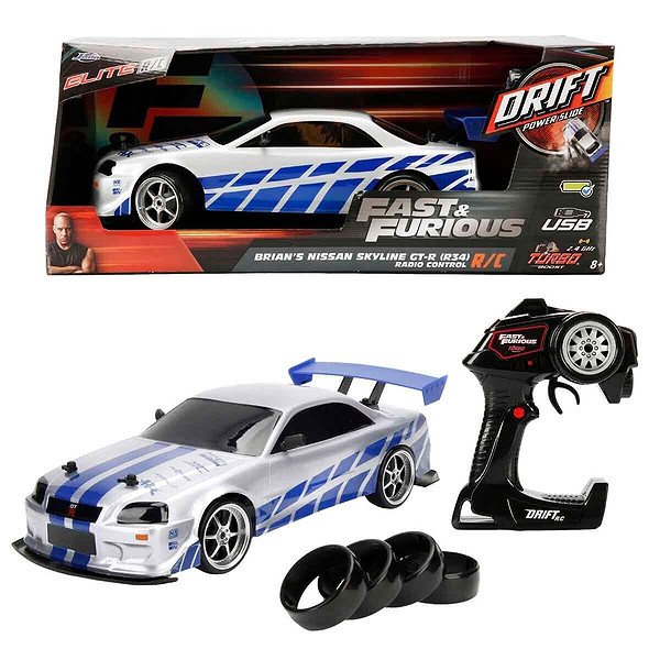 9718 Sun-Sım-Jda-R C Araba 1 10 Fast Furıous Nıssan Skylıne Gtr Fastf