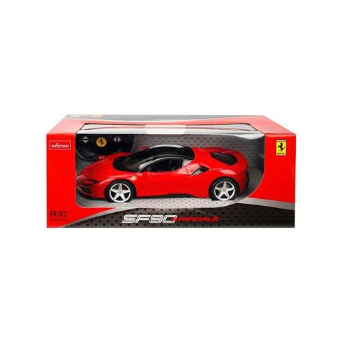97300 1:14 Ferrari SF90 Stradale Işıklı Uzaktan Kumandalı Araba 34 Cm -Sunman