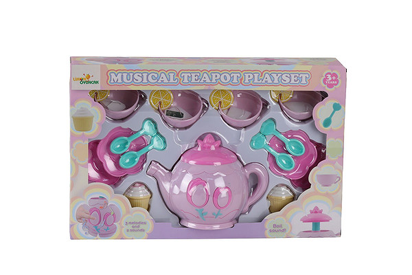 9798-S1 Pilli Kutulu Sesli Çay Seti