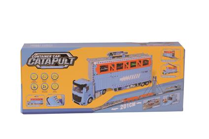 9909 Konteynır Kutulu Metal Araba