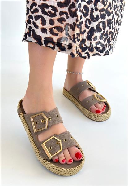 İces Vizyon Nubuk Terlik