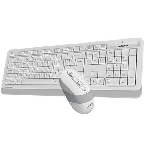 A4 Tech FG1010 Beyaz Q MM 2.4G Kablosuz Klavye Mouse Set