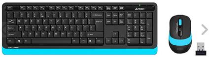 A4 Tech FG1010 Q Mavi MM Kablosuz Klv+Mouse Set