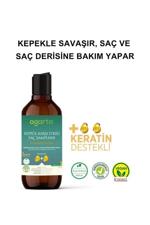 Agarta Doğal Kepeğe Karşı Şampuan 400 Ml