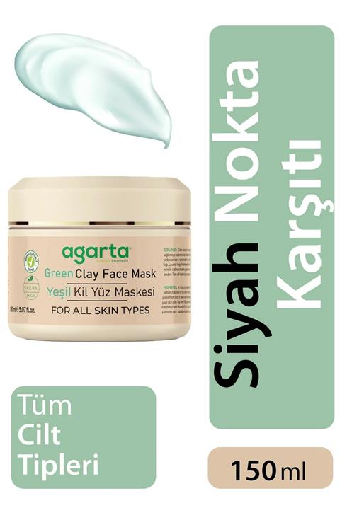 Agarta Yeşil Kil Yüz Maskesi 150 Ml