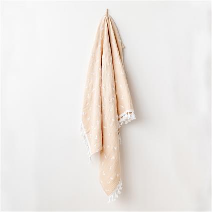 Andywawa AC24513 Müslin Smil All Day 120X90 Bebek Battaniye Beige